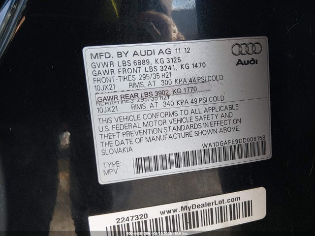 Audi Q7 3.0t S Line Prestige