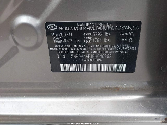 Hyundai ELANTRA Gls