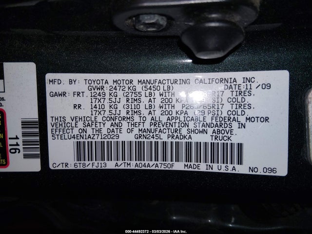 Toyota Tacoma Base V6