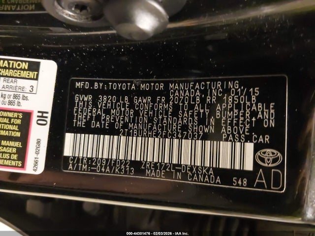 Toyota Corolla S Plus