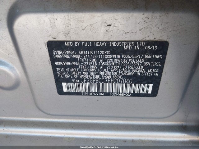 Subaru Crosstrek 2.0i