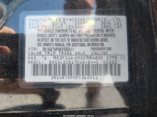 Nissan Sentra Sv
