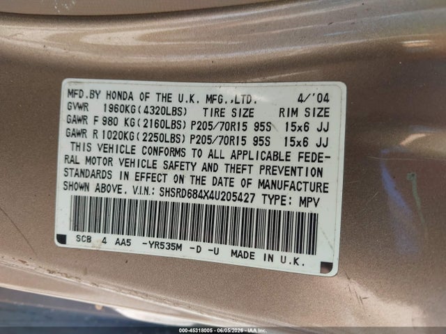 Honda CR-V Lx