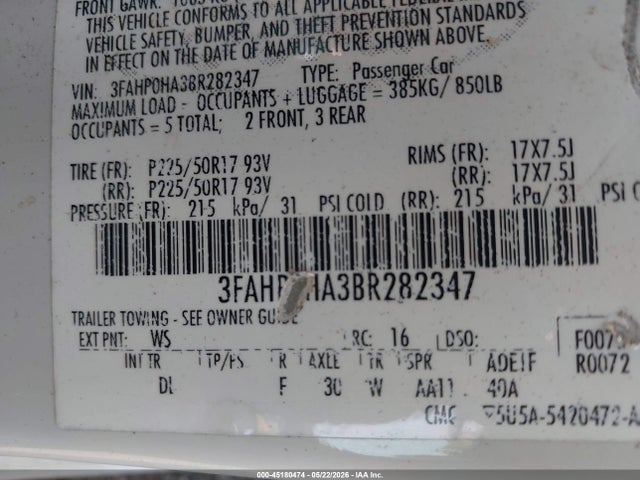 Ford Fusion Se