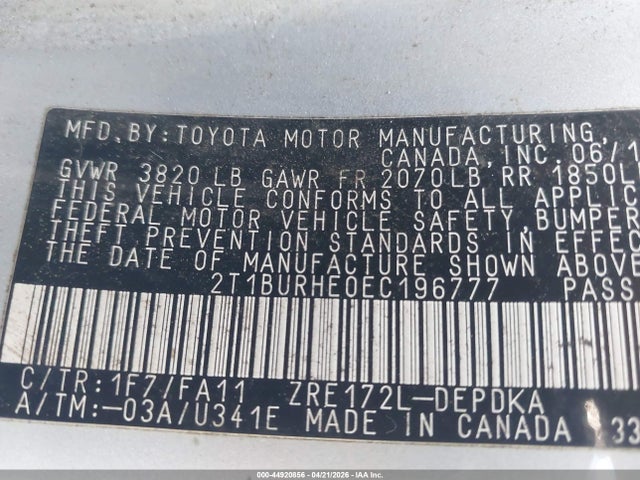 Toyota Corolla L