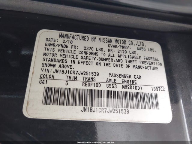 Nissan Rogue S