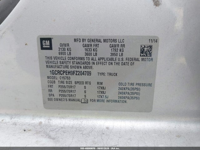 Chevrolet Silverado 1500 Wt