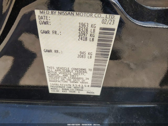 Nissan Altima Sl Fwd