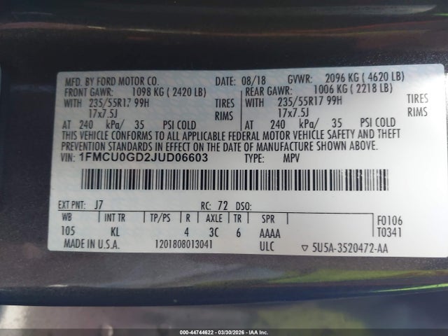 Ford Escape Se