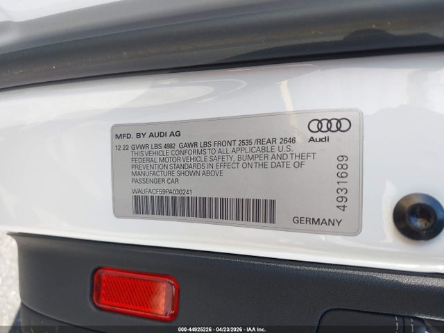 Audi A5 Premium Plus 45 Tfsi S Line Quattro S Tronic