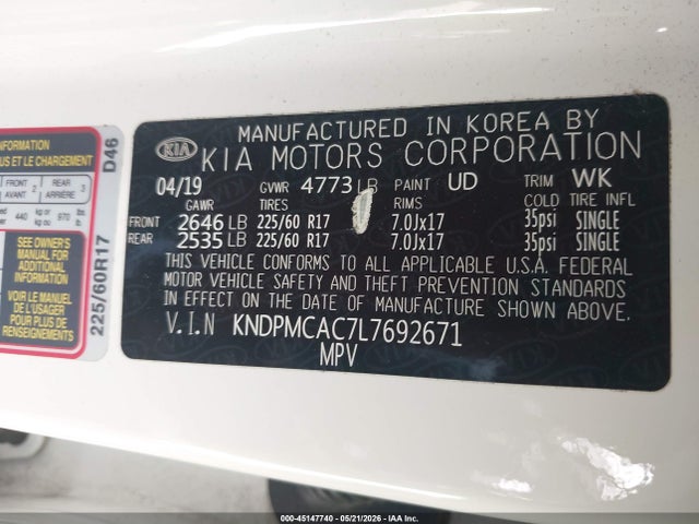 Kia Sportage Lx