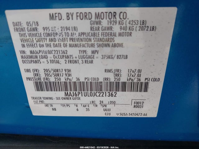 Ford EcoSport Se