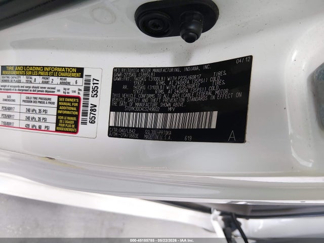 Toyota Sienna Xle V6 8 Passenger