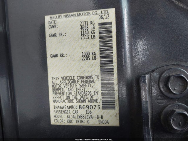 Nissan Maxima 3.5 Sv
