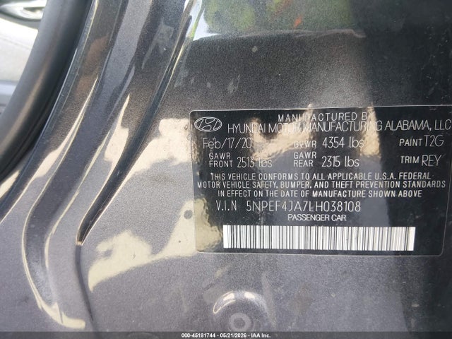 Hyundai SONATA Sel