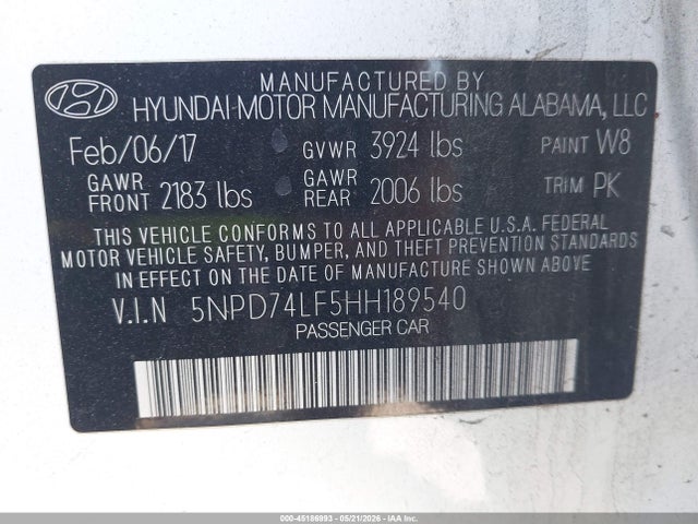 Hyundai ELANTRA Se