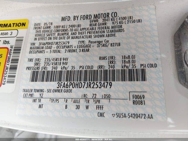 Ford Fusion Se