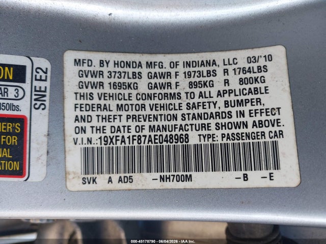 Honda Civic Ex