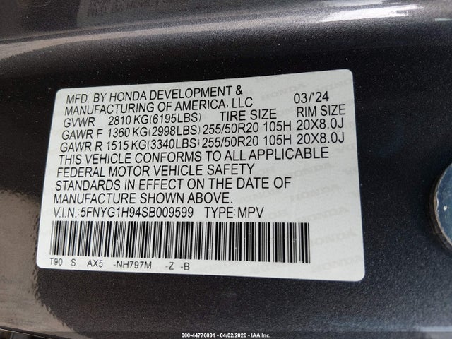 Honda Pilot Black Edition