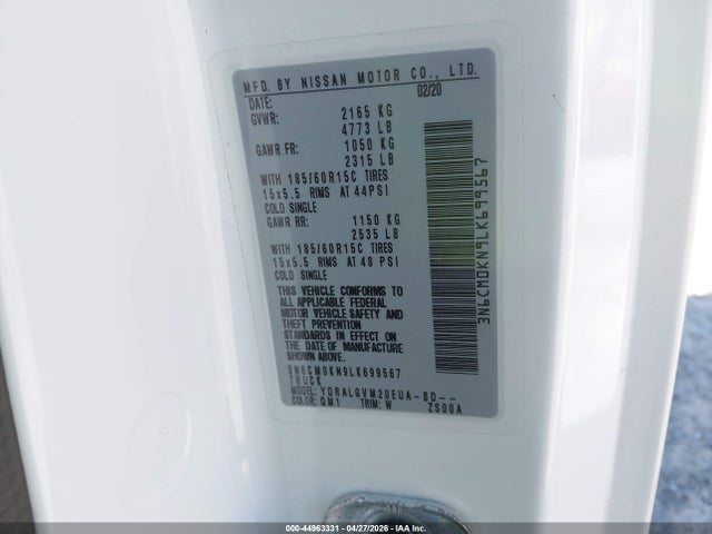 Nissan Nv Sv Xtronic Cvt