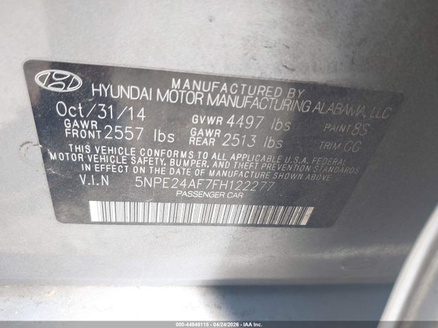 Hyundai SONATA Se