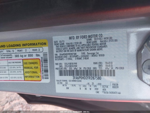 Ford Fusion Se
