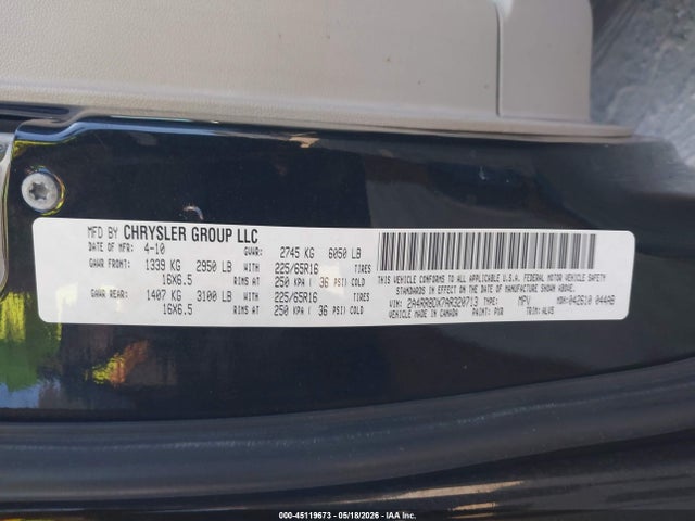 Chrysler Town & Country Touring Plus