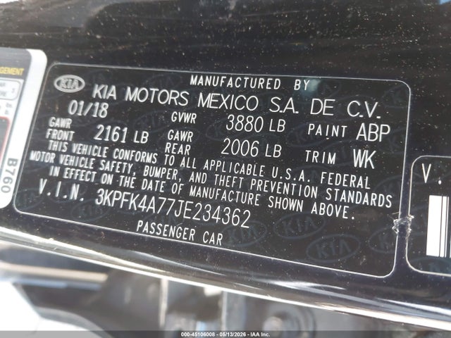 Kia Forte Lx