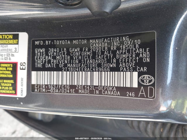 Toyota Corolla Le