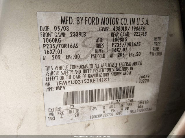 Ford Escape Xlt