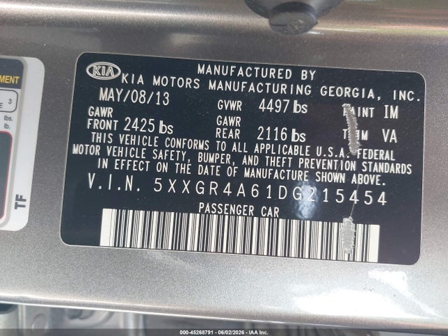 Kia Optima Sx
