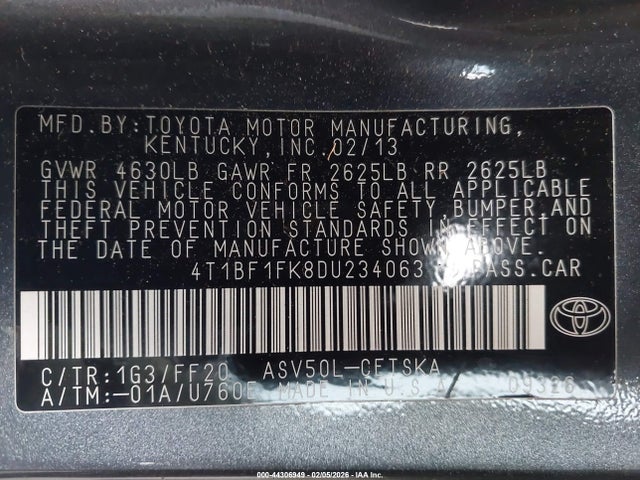 Toyota Camry Se
