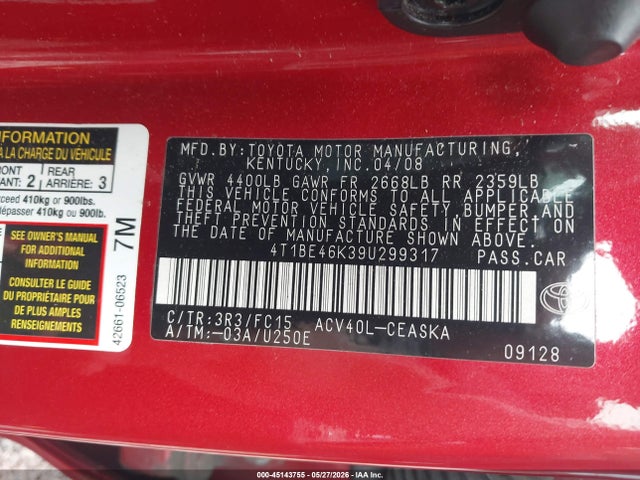 Toyota Camry Se