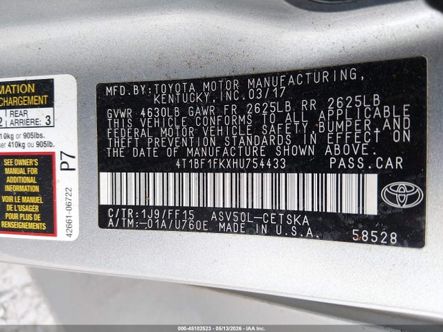 Toyota Camry Se