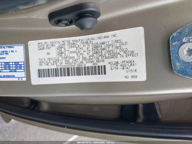 Toyota Sienna Xle