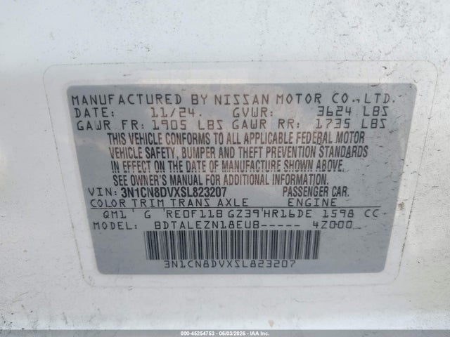 Nissan Versa 1.6 S