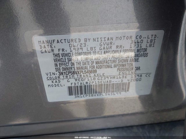 Nissan Kicks S Xtronic Cvt