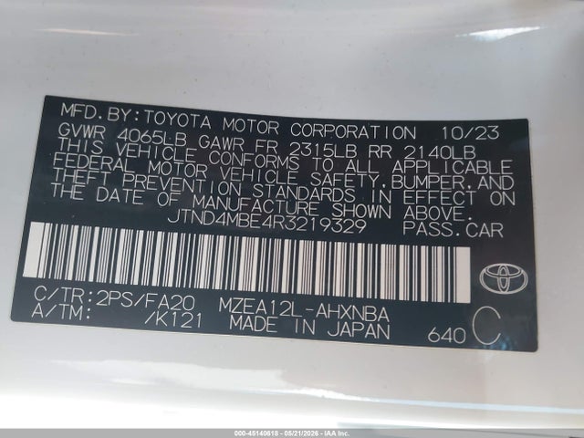 Toyota Corolla Nightshade Edition