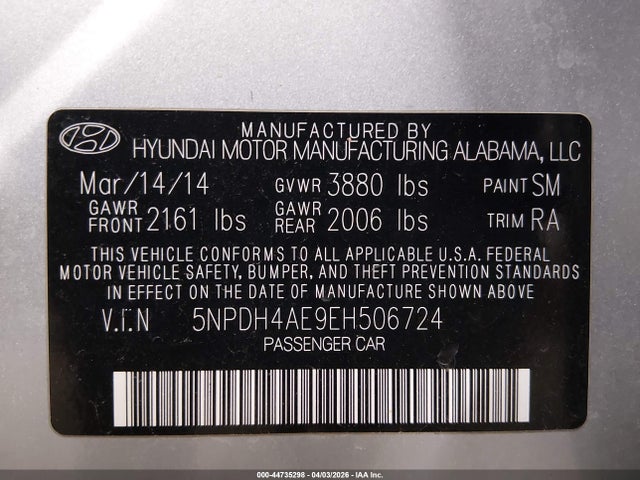 Hyundai ELANTRA Se