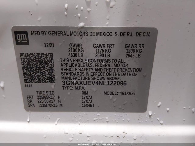 Chevrolet Equinox Awd Lt