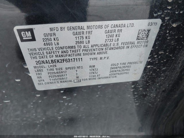Chevrolet Equinox 1lt