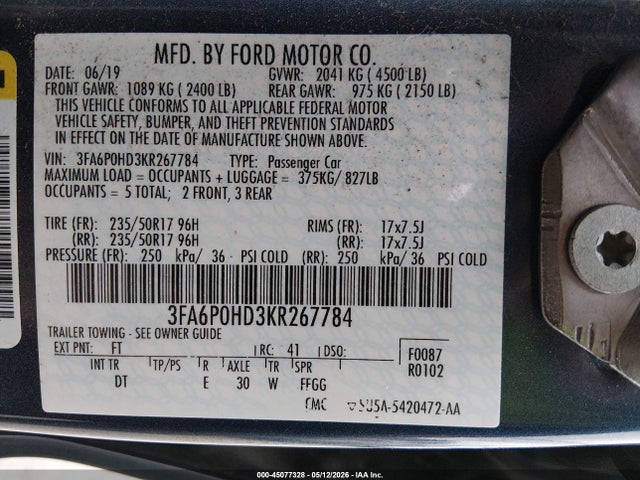 Ford Fusion Se
