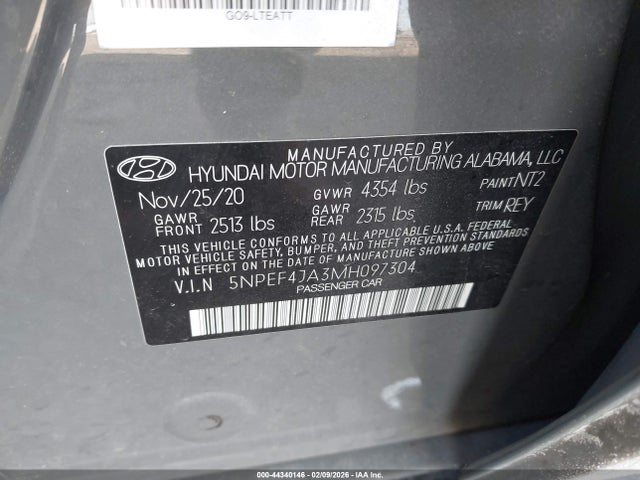 Hyundai SONATA Sel