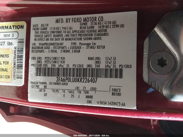 Ford Fusion Se