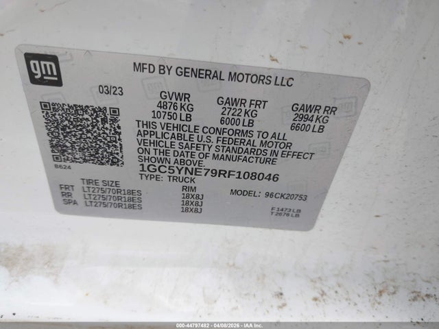 Chevrolet Silverado 2500 4wd  Standard Bed Lt