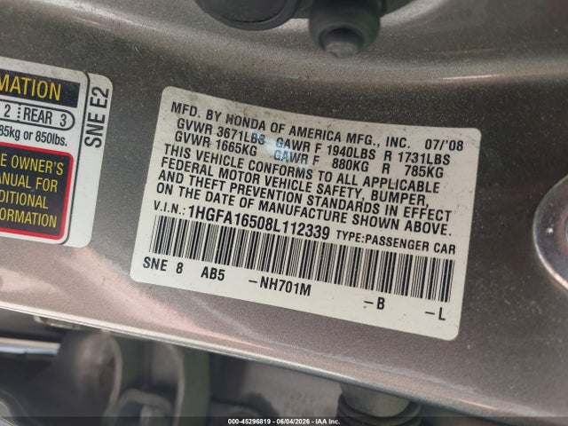 Honda Civic Lx