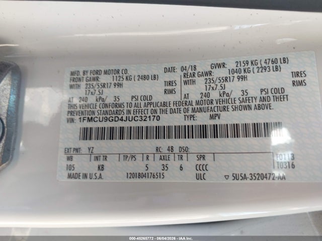 Ford Escape Se