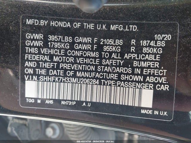 Honda Civic Lx