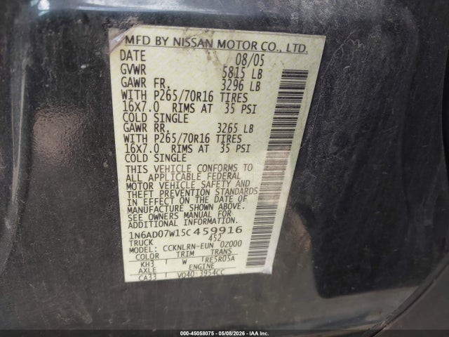 Nissan Frontier Se