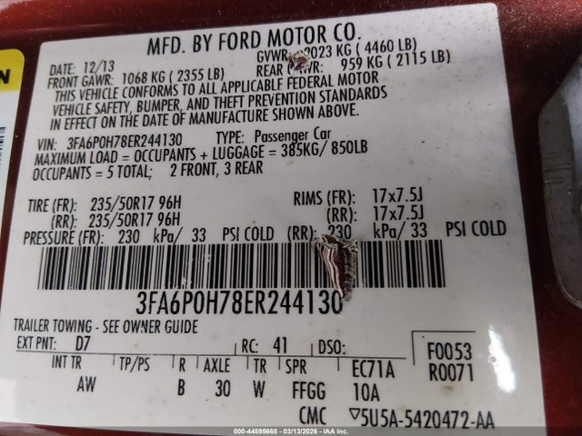 Ford Fusion Se